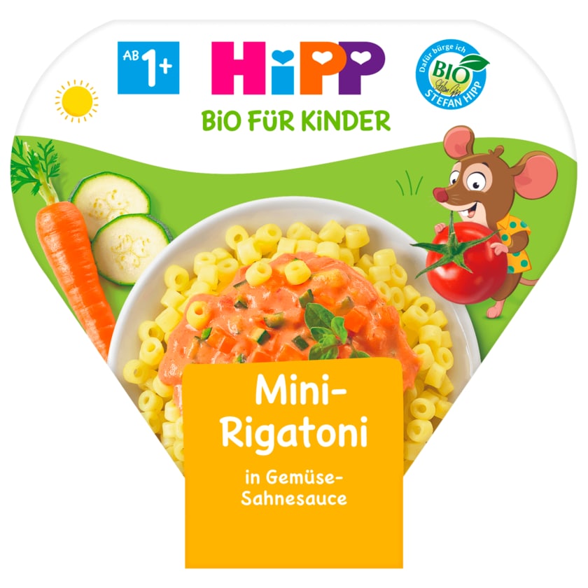 Hipp Bio Mini-Rigatoni in Gemüse-Sahnesauce 250g